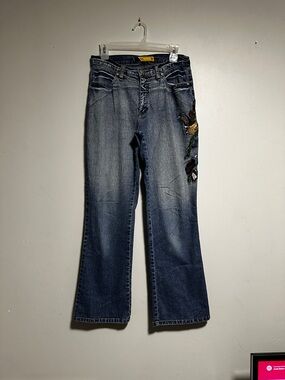 Pazzo Jeans Embroidered Dark Wash Women's Jeans